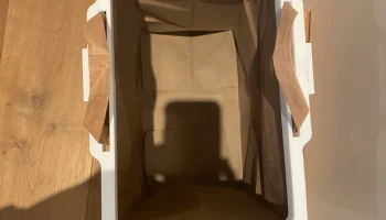 Hands-Free Paper Bag Holder 2