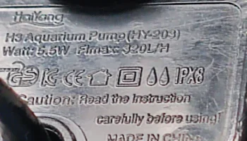 Держатель насоса для аквариума HiaYang H3 HY-203 3D печат... 4