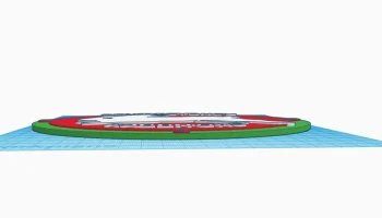 Настенные часы Rabbitohs с красными цифрами 1