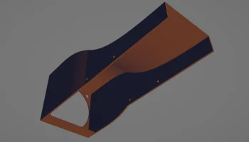 Сменный кожух вентилятора низкопрофильного GTX 1650 Msi 1