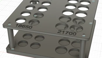 18650 + 21700 Батарейная стойка