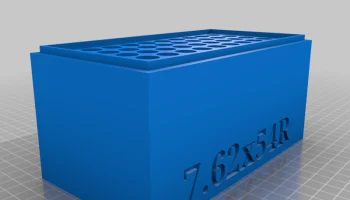 Ящик для патронов 7,62x54R на 50 патронов с крышкой......