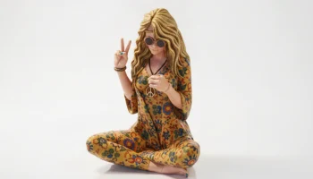 Фигурка крутой девушки, женская фигура, 3D-печать