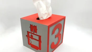 Крышка коробки для салфеток с блоком с алфавитом для 3D-... 4