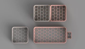 Штабелируемый стиль сота коробки для сушки 110x110x40mm ... 4