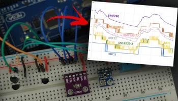 Сравнение датчиков температуры: DHT11, DHT22, LM35, DS18B20, BME280 и BMP180