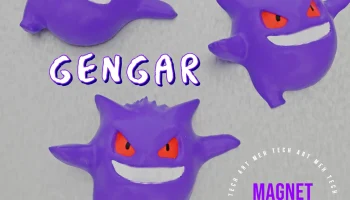 Магнит и брелок Poke Gengar