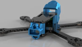 Kayoumini 2.5 XT30, антенна DJI O4 и держатель ELRS...