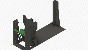 Чехол для сканера штрих-кода ESP32 - крепление под шкафом 3
