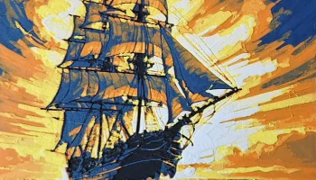 Clipper 01 (Нителевая роспись Hueforge) Clipper 01 (Нителевая роспись Hueforge)