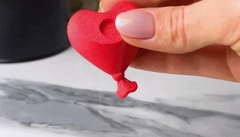 Магнит для люфтбаллона в форме сердца - любовный подарок ... 3