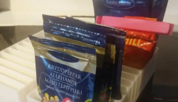 Полка для пакетиков со специями (чайные пакетики или подо...