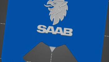Парковочный диск/часы Логотип Saab