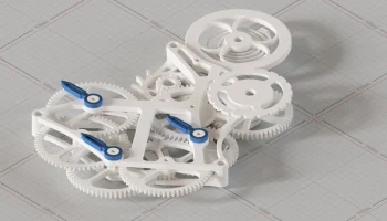 Механические часы, напечатанные на 3D-принтере