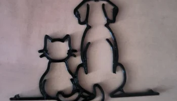 Фреска с кошкой