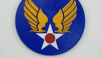 Магнит с логотипом ВВС США 2