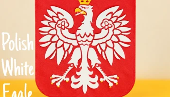Рельеф польского герба Белого орла