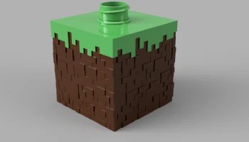 Дозатор для мыла Minecraft Grass Block