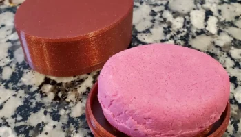 Овальная компактная дорожная мыльница