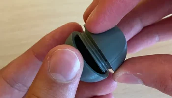 Сфера с резьбой - шар для рисования на 3D-принтере - сфер...