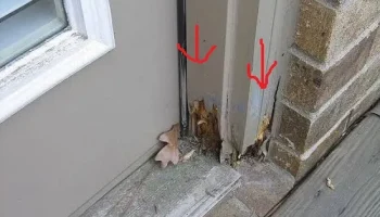 Наружная дверная коробка и накладки (от гниения древесины) 3