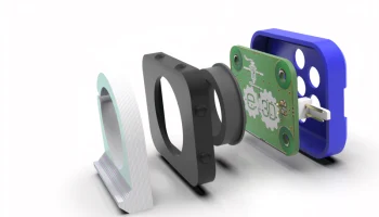 E3D PT100 Защелкивающийся чехол и крепление для AmpBoard 3