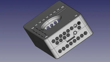 Корпус Raspberry Pi5 для использования с платой NVME, ба...