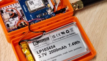 Meshtastic HeltecV3 housing with battery and GPS 2