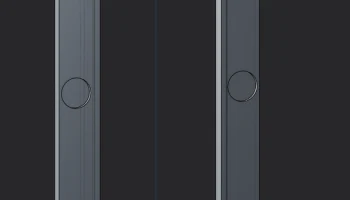 Магнитная переходная пластина 10x1,5 мм для желоба для фе...
