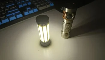 Компактная светодиодная лампа COB LED формата 18650 для ...