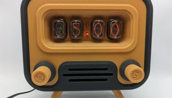 Корпус Nixie FunKlock Vintage TV - модифицированная задн... 1