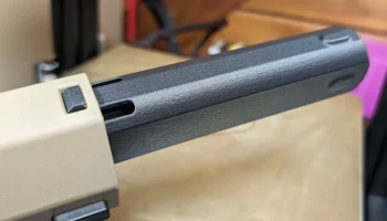Крышка батарейного отсека для Airsoft Calico Jack M4 (M904) 1