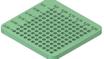 Магнитная измерительная пластина 5x2 мм...... Магнитная измерительная пластина 5x2 мм......