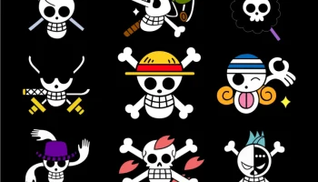 Набор формочек для печенья One Piece Jolly Roger Mugiwara