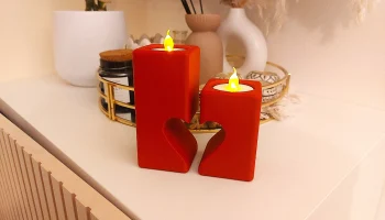 Набор чайных свечей Love Heart 3