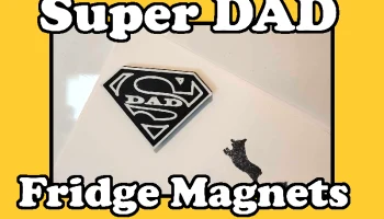 Магниты на холодильник Super DAD