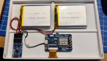 Дисплей esp на электронной бумаге/e-ink с питанием от ак... 1