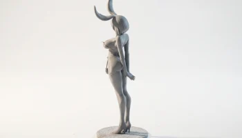 Фигурка девушки-кролика, аниме, коллекционная, для 3D-пе... 4