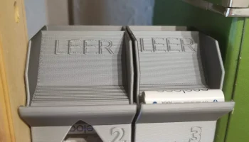 [Ремикс] Держатели для батареек с надписью "leer"