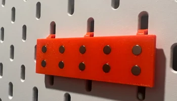 Магнитное крепление IKEA Skadis для тяжелых условий экспл...