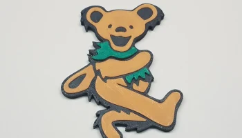 Магнит с танцующим медведем Grateful Dead (4 из 5)......