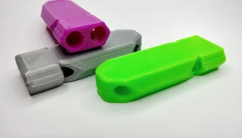 Двухтональный свисток безопасности на брелке 2