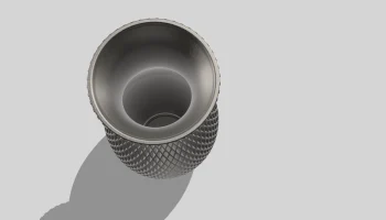 Ваза из сетки Diamond Twist 2