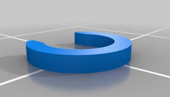 Зажим из ПТФЭ 3