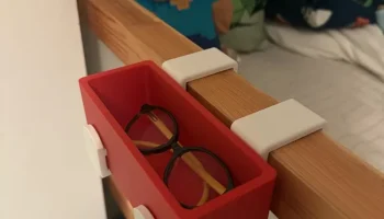Крепление и контейнер для двухъярусной кровати IKEA Kura....