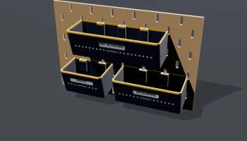 SK&Aring;DIS Контейнеры для мелких деталей - 3 размера, совчат...