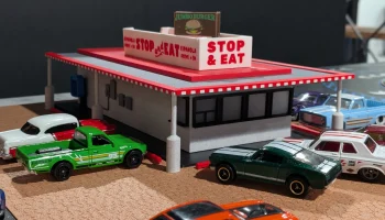 Набор моделей "Stop & Eat Drive-In" - диорама в масштабе ... 7