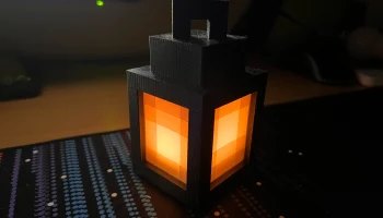 Самодельный фонарь из Minecraft 0