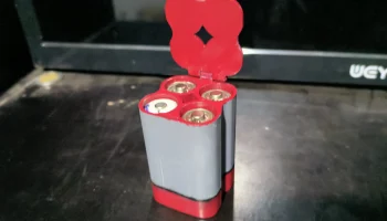 Caja para 4 пилы AA