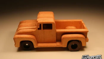 Упрощенная модель Ford F100 1954 года с ЧПУ (с салоном) 4